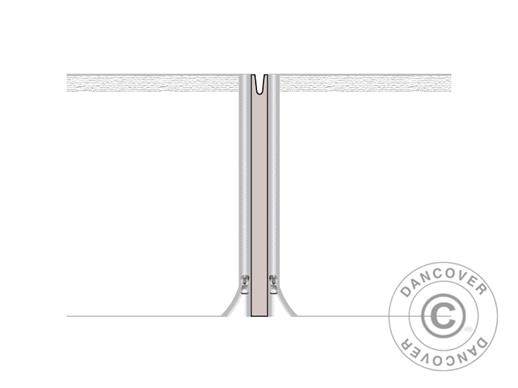 Pannelli di collegamento per gazebo pieghevole FleXtents® PRO della serie 3m, Latte, 2 pz.
