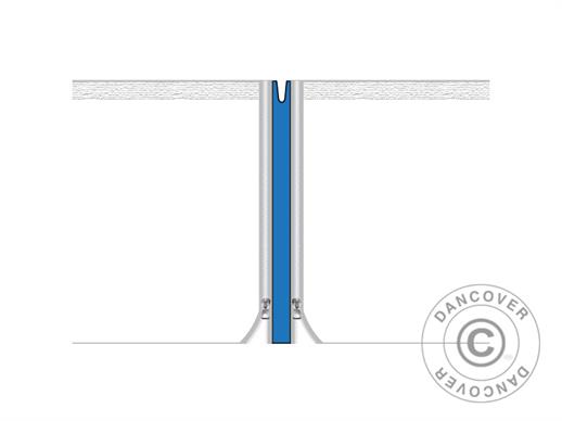 Verbindungsplane für FleXtents®-PRO-Faltzelt der 4m-Serie, blau, 2 St. 