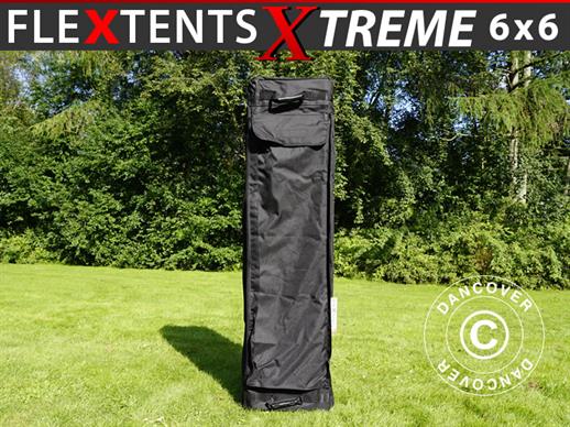 Carry bag w/ wheels, Flextents Xtreme 50 6x6 m, Black