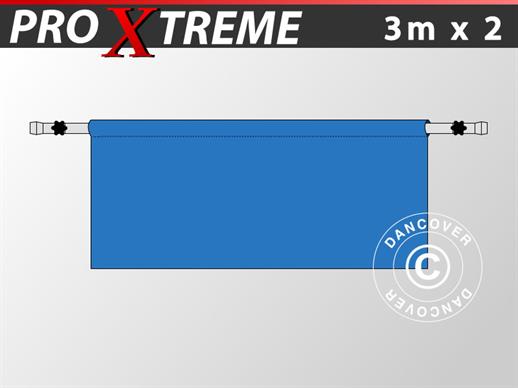 Puolikas sivuseinä FleXtents PRO Xtreme:lle, 6m, Sininen