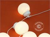 LED Globe light string, 6 lamps