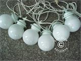 LED Globe light string, 6 lamps