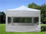 Sidewall w/panorama window for FleXtents, 4 m, White