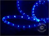 Mangueira luminosa LED 25m, Ø1,2cm, Multifunções, Azul, APENAS 3 UNID. RESTANTE