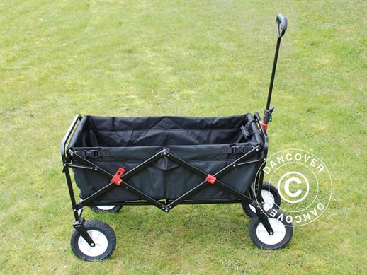 Wagon, foldable, 54x93,5x76 cm, Black