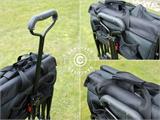 Wagon, foldable, 54x93,5x76 cm, Black