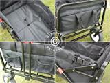 Wagon, foldable, 54x93,5x76 cm, Black