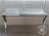 Shelf for greenhouse TITAN Classic 240, 22x64 cm, Silver
