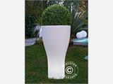 Pot Flory, 48x48x85cm, Blanc