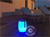 Nešiojama Bluetooth kolonėlė-žibintas Lucy Play LED, 21x21x30cm, Įvairių spalvų