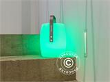 Lanterne-haut-parleur Bluetooth portable Lucy Play, LED, 21x21x30cm, Multicolore