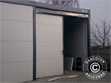 Porte coulissante pour hangar de stockage Alu, 4,70 m, métal, blanc