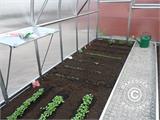 Greenhouse Track Separator profiles w/ 10 ground reinforcement grids, 4 m