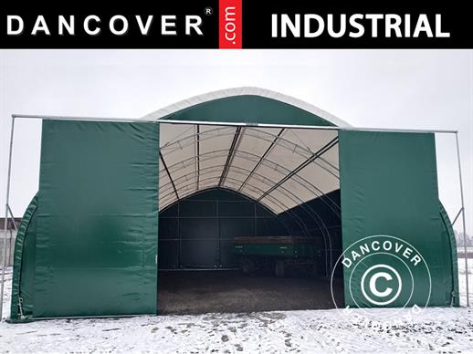 Klizna vrata 3x3m za skladišni šator/skladišni šator arched 12m, PVC, Zelena
