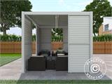 Louvre wall f/bioclimatic pergola gazebo San Pablo, 0.90x2.175 m, White