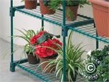 Plant shelves, 0.3x1.42x0.49/0.98 m, Green