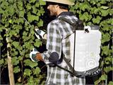 Backpack watering tank w/manual pump, 12L, White ONLY 1 PCS. LEFT