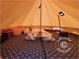 Kelloteltan matot 6m TentZing® teltoille, 2 kpl, Sininen/Valkoinen