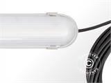Listón tubo LED industrial con 2 luminarias conectadas, Blanco