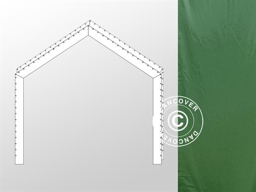Grondaia, 600g PVC per Tenda Magazzino PRO 6m serie, Verde SOLO 1 PZ. DISPONIBILE