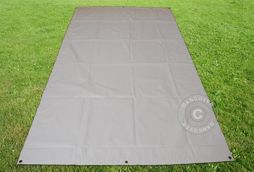 Tarpaulin/Ground Cover, 4.5x6.5 m PVC, Grey