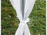 Controsoffitto e drappeggi per tendone per feste 6x12m, Bianco