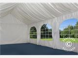 Marquee lining and leg curtain pack, White, for 5x8 m marquee SEMI PRO Plus