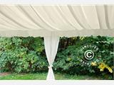 Marquee lining and leg curtain pack, White, for 7x14 m marquee Semi Pro Plus
