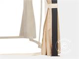 Sidewall kit for Gazebo San Francisco 3.65x4.85 m, Ecru