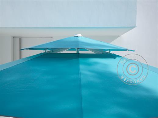 Wind roof for round parasols