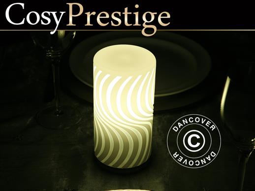 Lampe LED Zigzag, série Prestige, Blanc chaud 