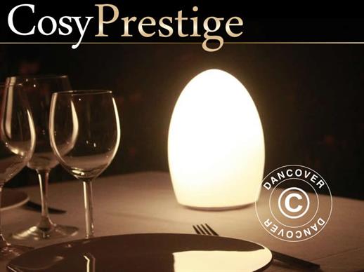 Candeeiro LED Série Egg, Prestige, Branco Quente