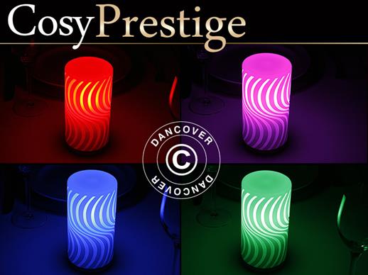 Lámpara de LED Zigzag, serie Prestige, multicolor