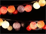Happy Lights lichtketting, 35 ballen, multi gekleurde