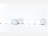Happy Lights, 35 balls, Silver coloured
