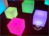 LED kube, 20x20cm, Multifunktion, Multifarvet
