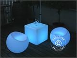 Cubo de Luz LED, 40x40cm, multifunções, Multicor