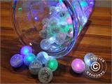 Šventinės lemputės LED, Fairy Berry, Rožinės, 24 vnt