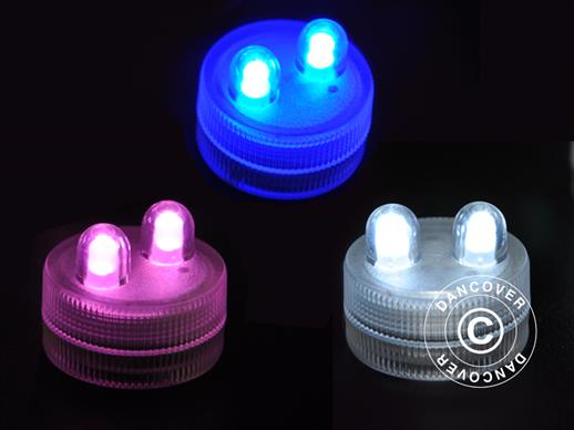 LED Floralytes (30 piezas) DIA 3 cm, Colores combinados