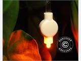 Luci LED per lanterne di carta, 20 pezzi, Bianco Caldo