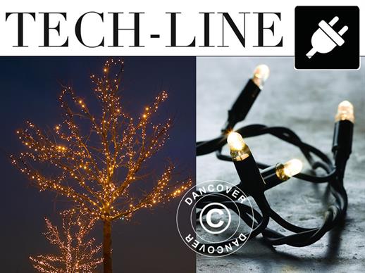 Guirlande lumineuse LED, Tech-Line, 9m, Blanc Chaud, RESTE SEULEMENT 1 PC