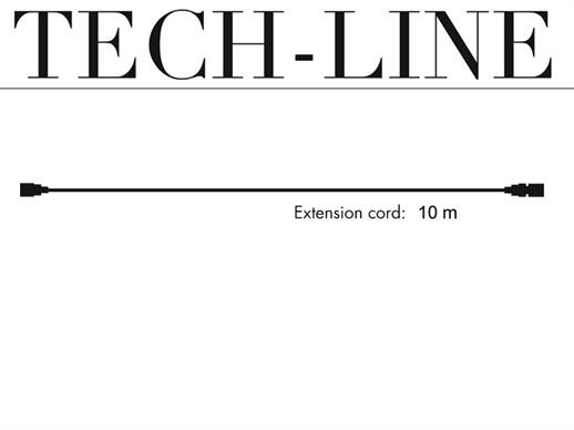 Verlengsnoer, Tech-Line, 10m