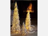 LED Christmas tree, Siv, 46 cm, White