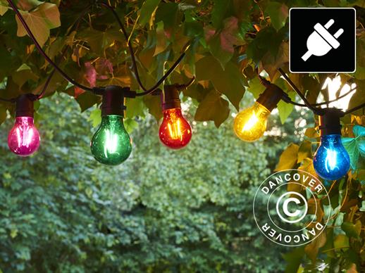 LED lempučių girliandos pratęsimo rinkinys, Tobias, 4,5m, Įvairių spalvų