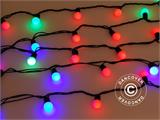 Guirnalda de luces LED, parpadeantes, 25m, Multi colores