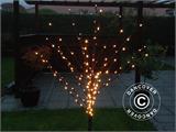 LED lampiņu dekoratīvais koks, 1,5m, 140 LED, Silti Balta gaisma