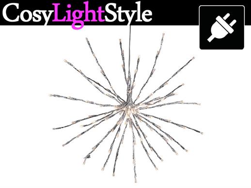 Luci LED Starburst, Ø0,5m, Bianco Caldo