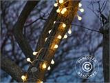 Guirlande lumineuse LED, 10m, 100 billes, Multifonction, Blanc Chaud