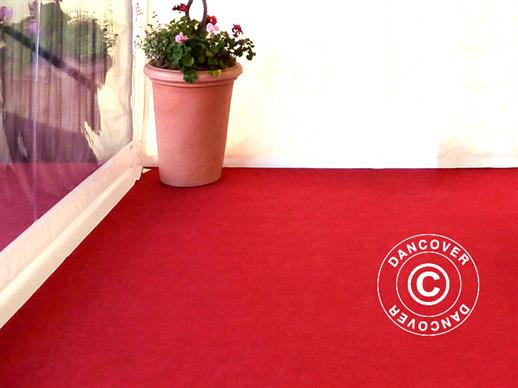 Carpet 2.5x12 m, Red, 400 g. ONLY 1 PC. LEFT