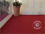 Tapete de alfombra roja, 1x6m, 470g.